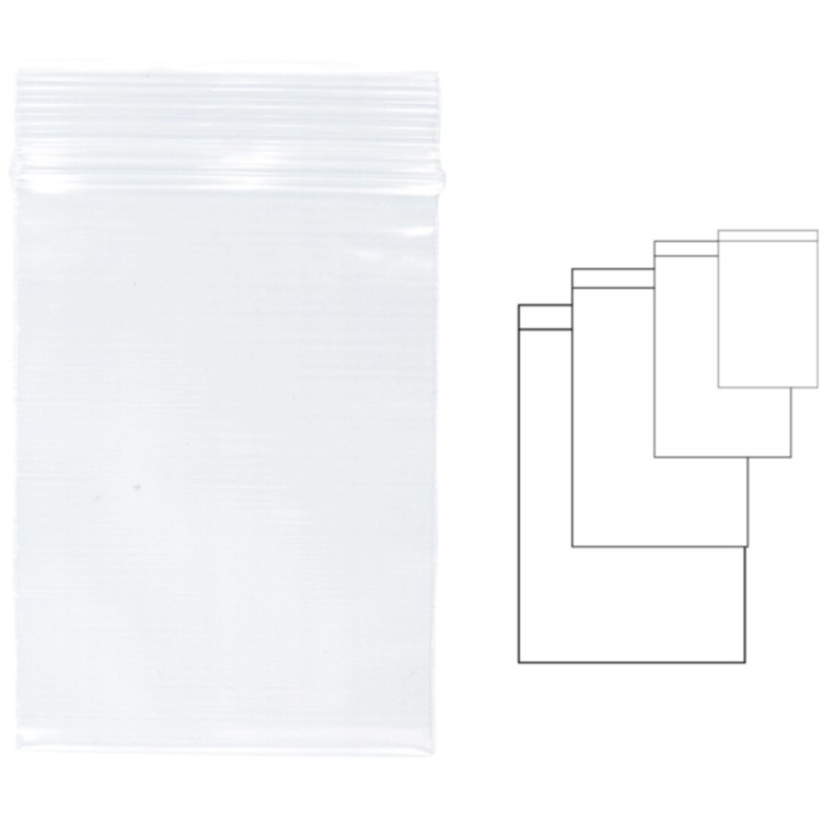 Oferte la Pungi plastic cu fermoar pentru sigilare, 160 x 230 mm, 100 buc/set, KANGARO - transparente