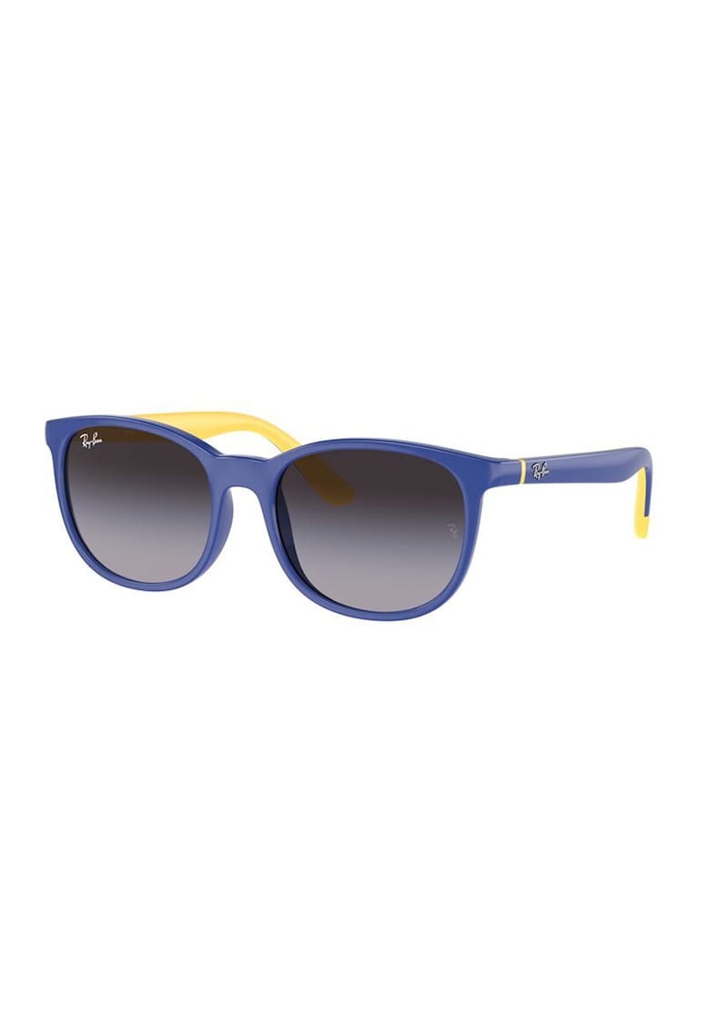 Oferte la Ochelari de soare wayfarer cu lentile in degrade - Galben/Albastru inchis