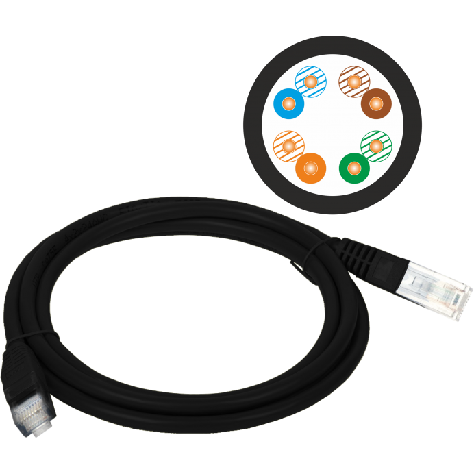 Oferte la Patchcord U/UTP Cat 5E 5m Black