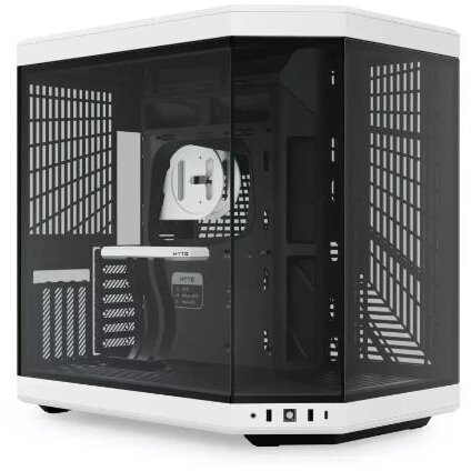 Oferte la Carcasa Y70 Dual Chamber Mid-Tower ATX Sticla Securizata Lateral/Fata Riser PCIe Inclus Negru/Alb