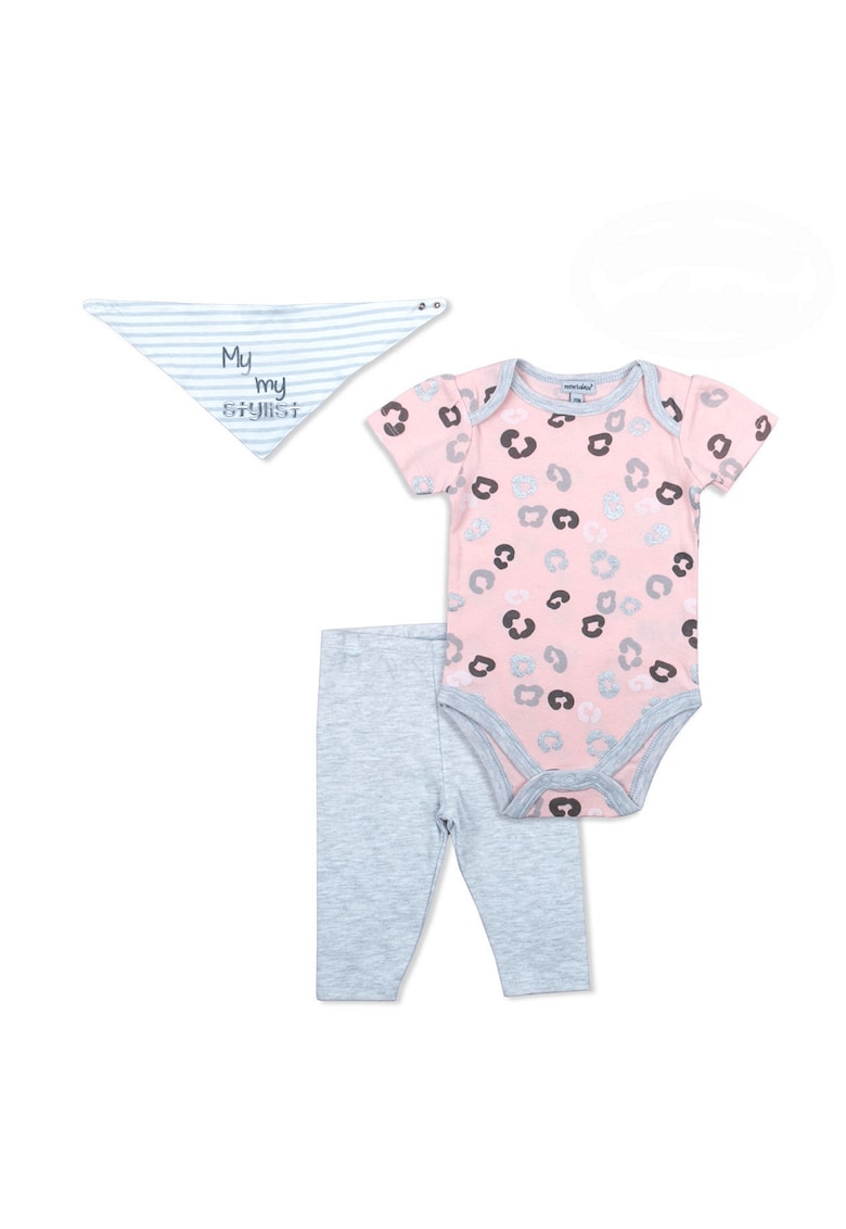 Oferte la Set 3 piese pentru fetite - My Stylist - - Gri/Roz