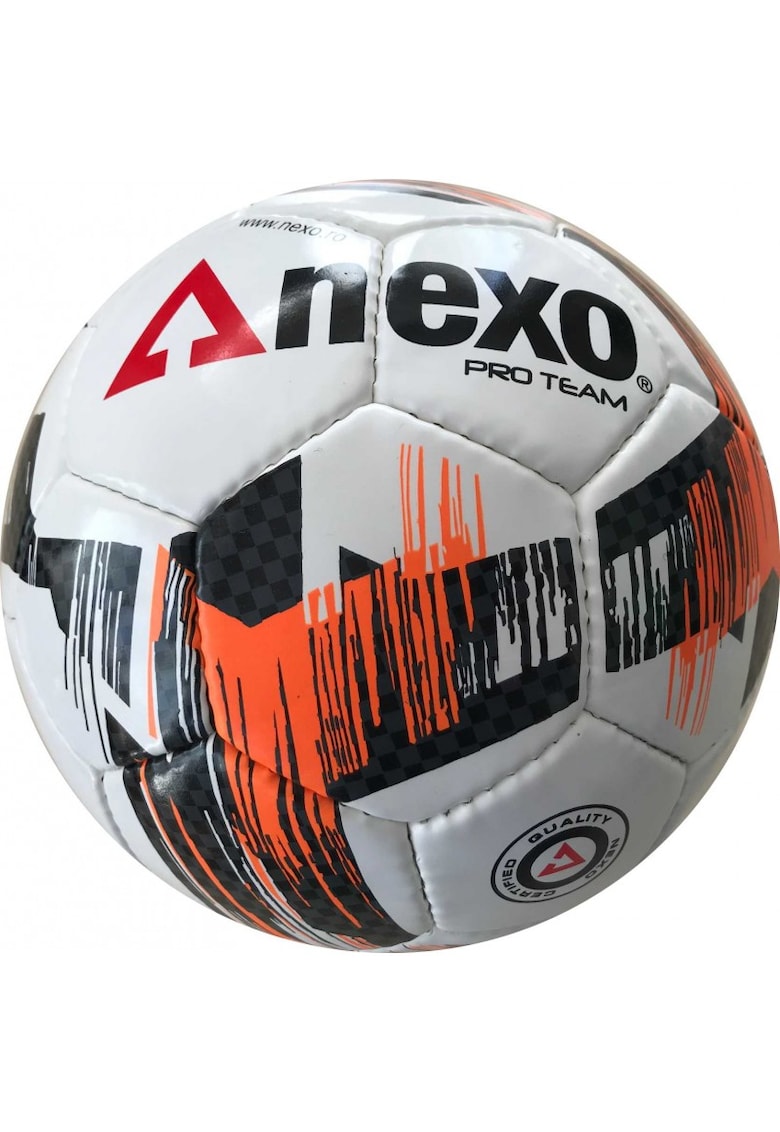 Oferte la Minge fotbal  PROTEAM - marimea 5 - alb/portocaliu/negru