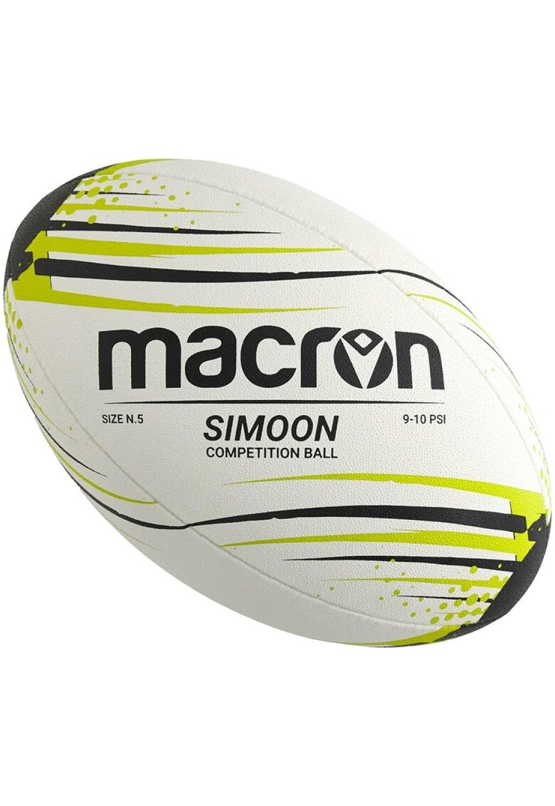 Oferte la Minge rugby  SIMOON competition - marimea 5 - alb/bleumarin/verde fluo