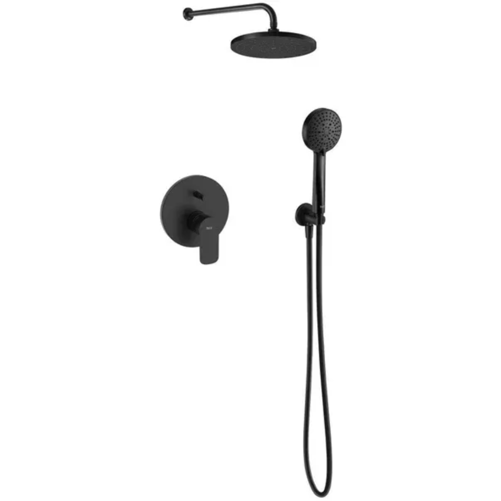 Oferte la Sistem de dus incastrat fara termostat Roca Cala, monocomanda, negru mat