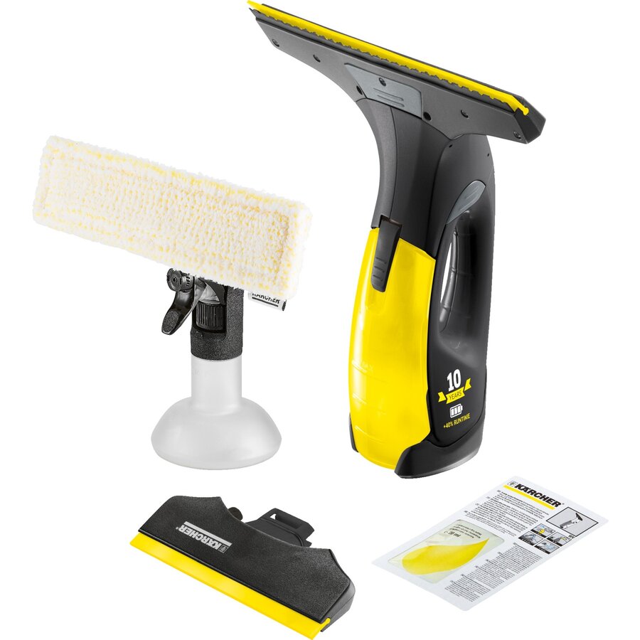 Oferte la Aspirator Pentru Geamuri WV 2 Premium 10 Years Editio 0.1l 600g Afisaj LED 220-240V Negru/Galben