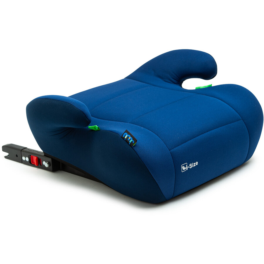 Inaltator Auto pentru Copii Jazzy Booster i-Size cu Isofix 125 - 150CM Gri/Bleumarin