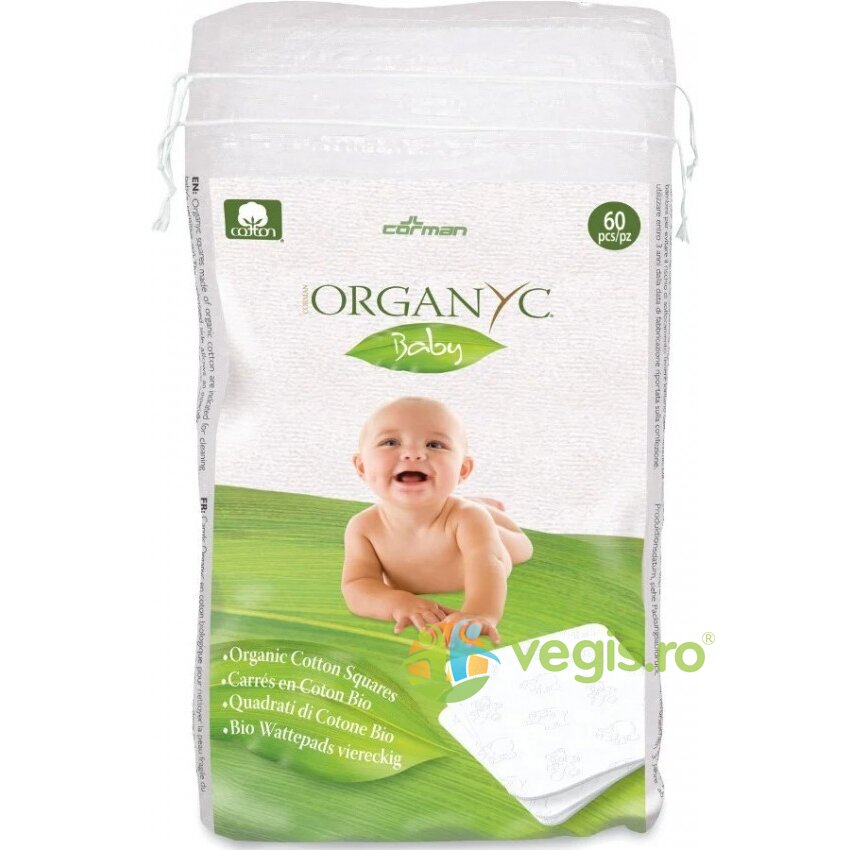 Oferte la Dischete Patrate din Bumbac Organic Baby 60buc