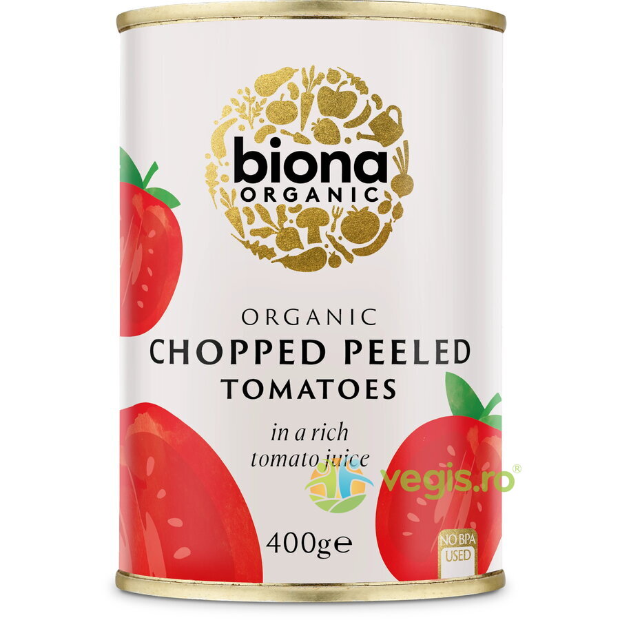 Oferte la Rosii Decojite si Maruntite Ecologice/Bio 400g
