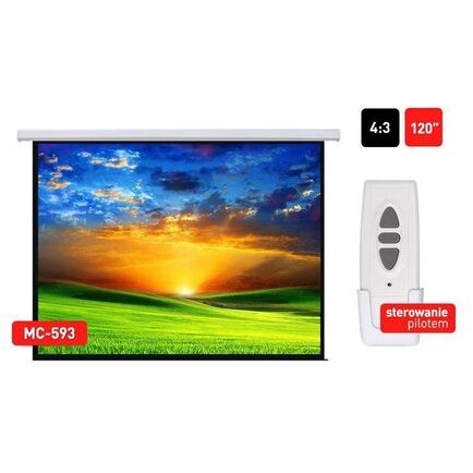 Oferte la Maclean Mc-593 Economy Budget Electric Projection Screen-120’’ 4:3