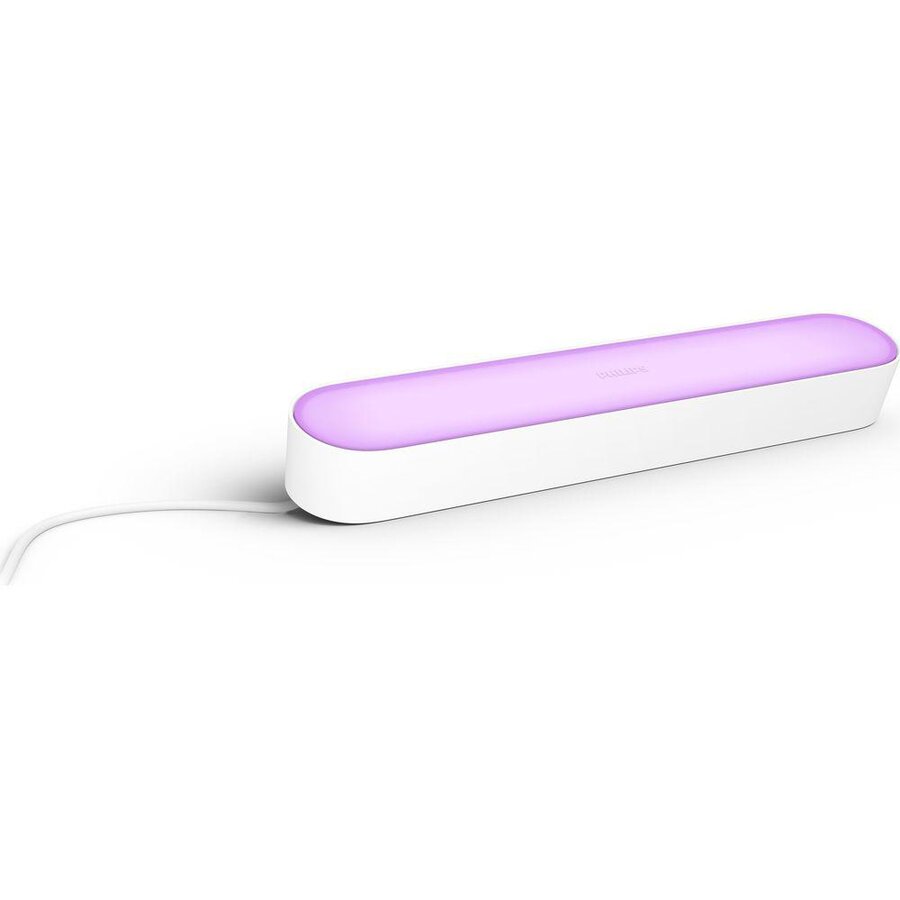 Oferte la Lampa LED integrat Philips HUE Play, 530 lm, A+, ambianta alba si color, 25.3 cm, Alb