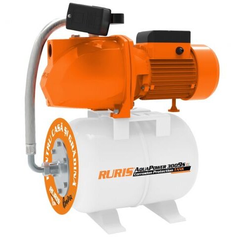 Oferte la Hidrofor  Ruris AQUAPOWER3009S, 1500 W, vas 24 litri, 55l/min.