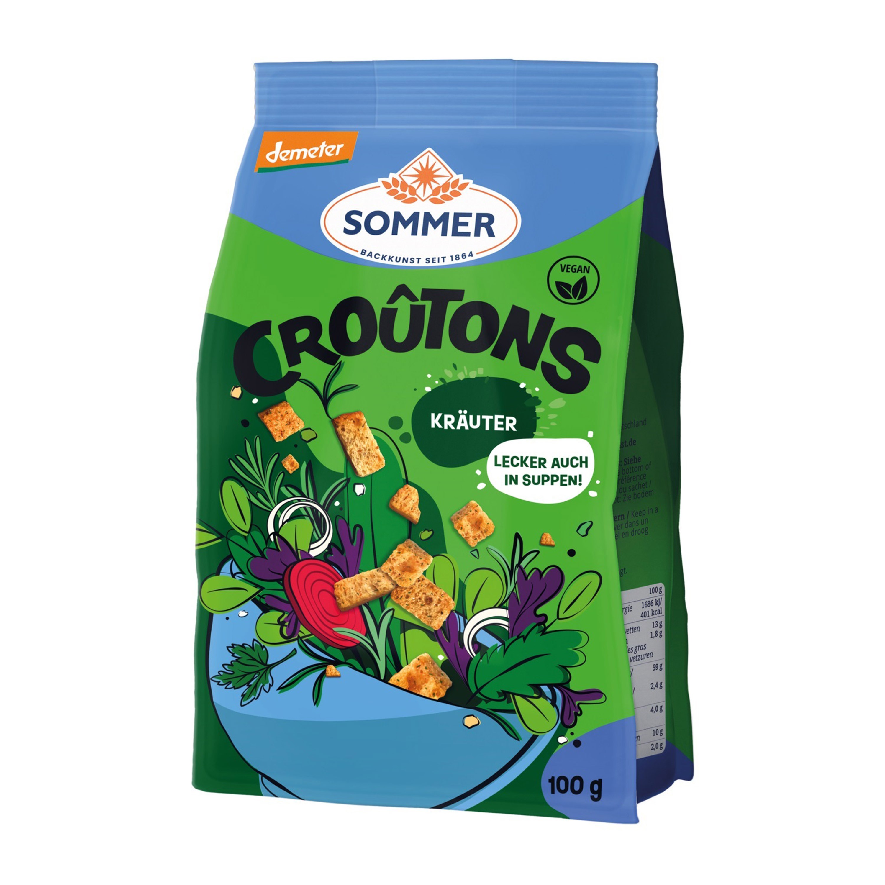 Oferte la Crutoane bio și demeter cu ierburi aromatice, 100g Sommer