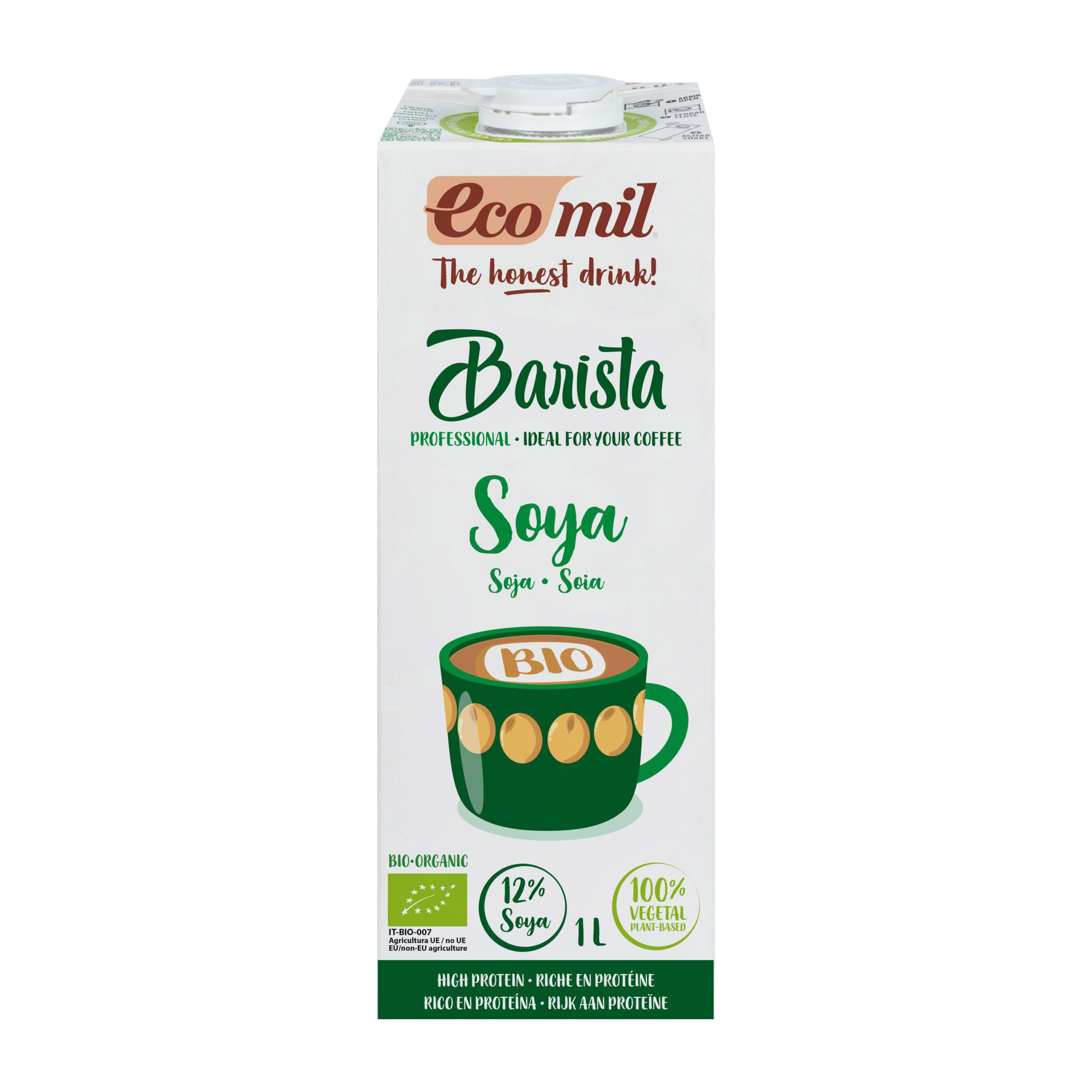 Oferte la Băutură bio de soia pentru barista, 1L Ecomil