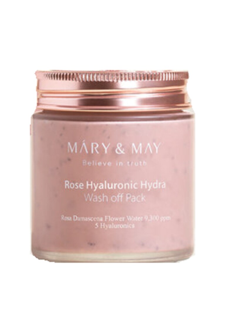 Oferte la Masca wash-off cu extract de trandafir si acid hialuronic - 125g - Mary and May