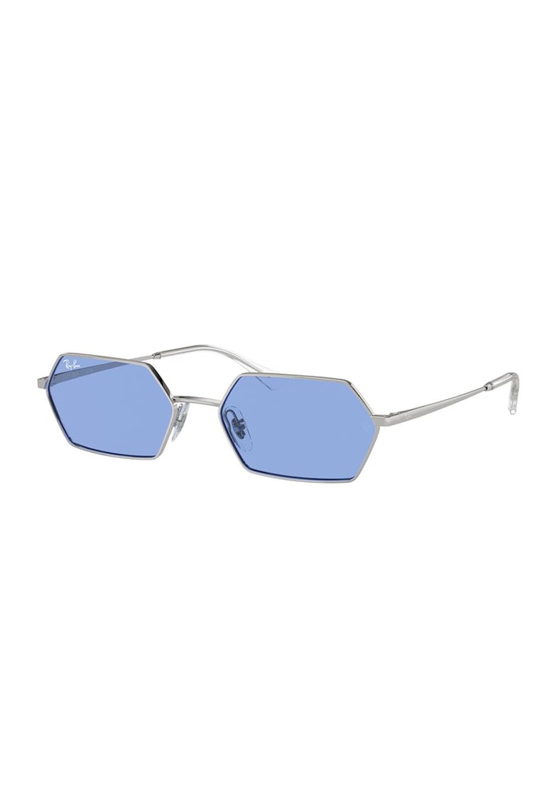 Oferte la Ochelari de soare hexagonali unisex - Gri deschis/Argintiu