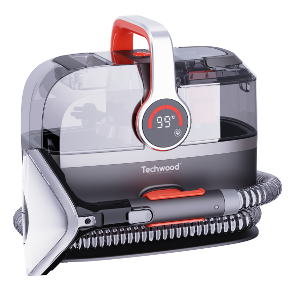 Oferte la Aspirator cu spalare si curatator cu abur Techwood TAN-7055V, 600W-800W, 1.7L