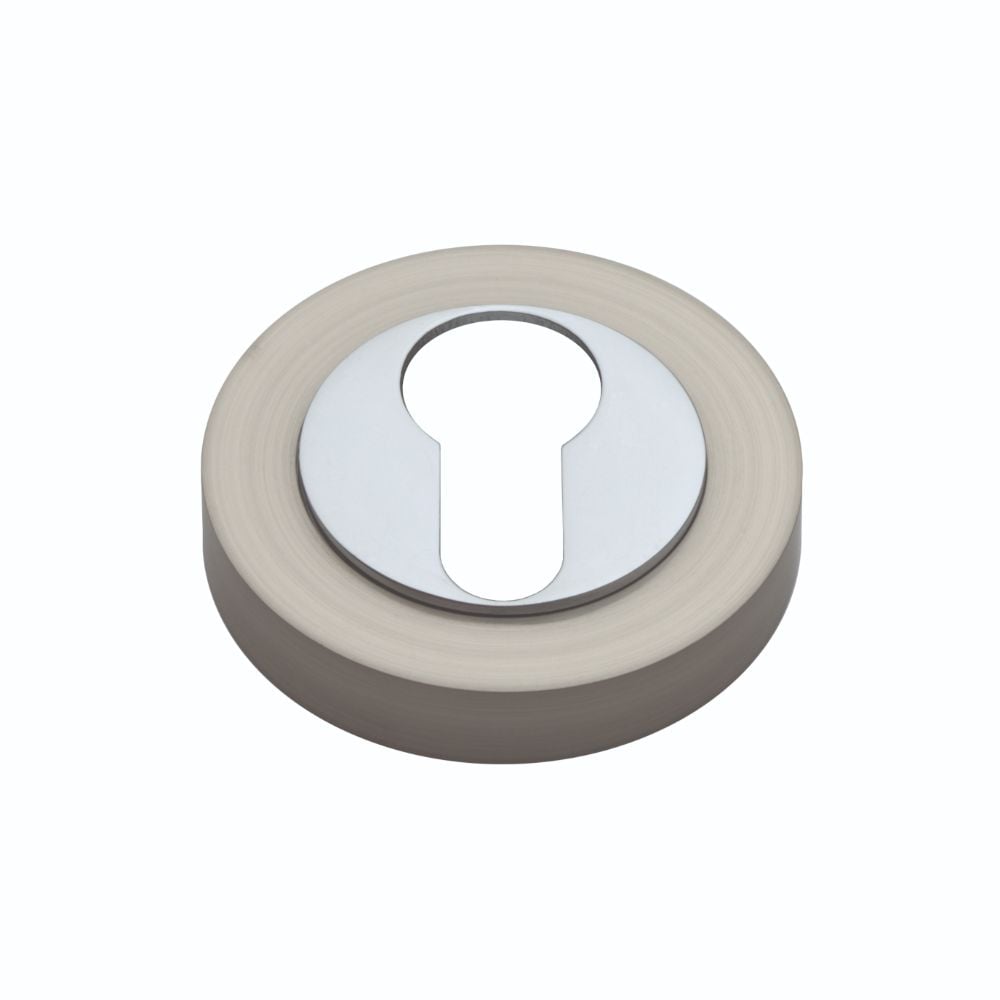 Oferte la Rozeta pentru cilindru Gamet, rotunda, zamac, nichel satinat, 52 mm