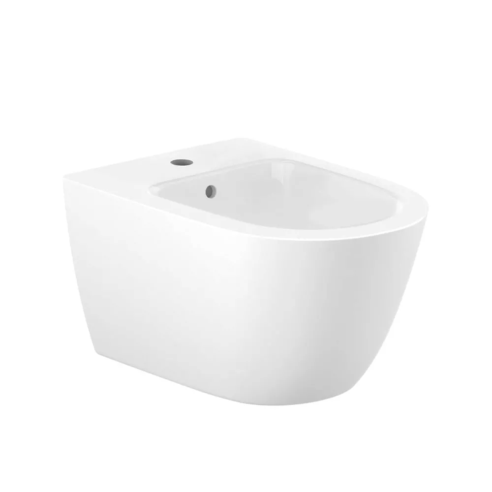Oferte la Bideu suspendat Roca Ona, portelan, alb, 36 x 53 x 29 cm