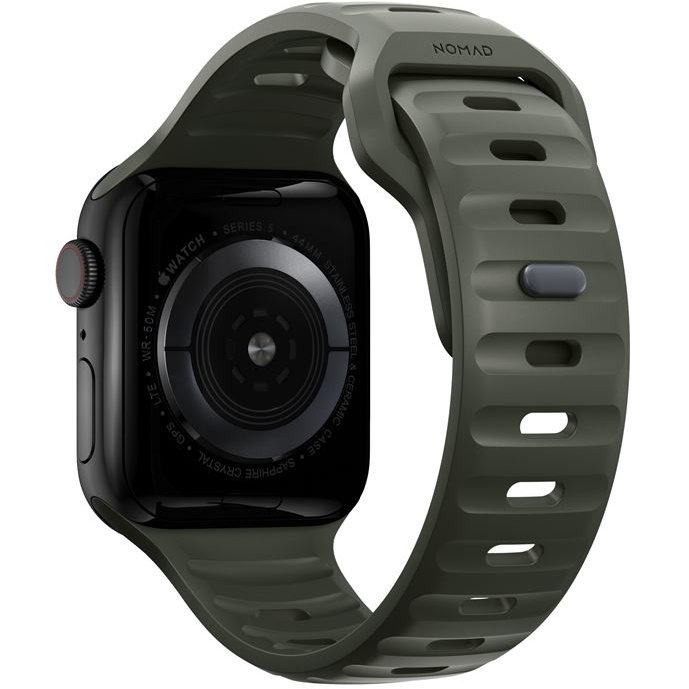 Oferte la Accesoriu smartwatch Sport Strap compatibila cu Apple Watch 4/5/6/7/8/SE/Ultra 42/44/45/49mm, M/L, Verde