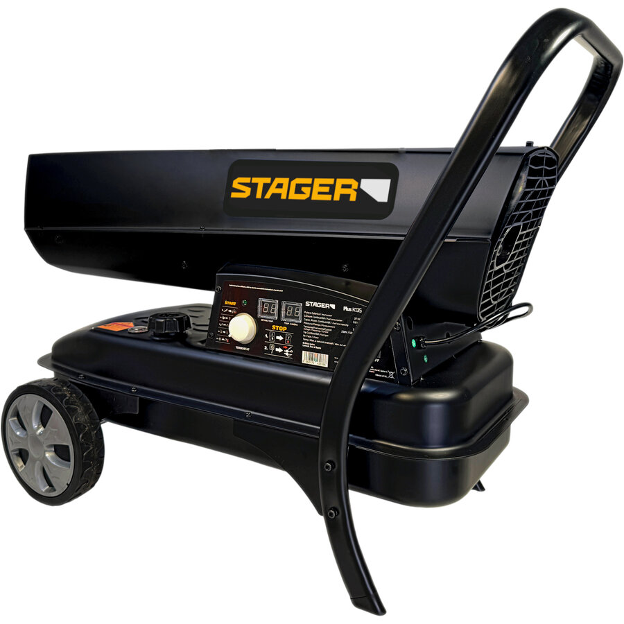 Tun de Aer Cald PLUS-K135 Ardere Directa 37kW Motorina 230V 800mc