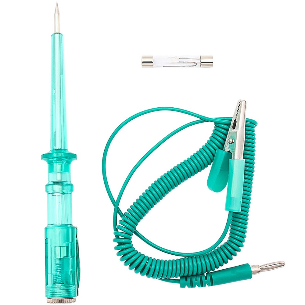 Oferte la Tester circuite auto 6–24V cu lampa de control, sonda de test si cablu spiralat pentru instalatii electrice auto