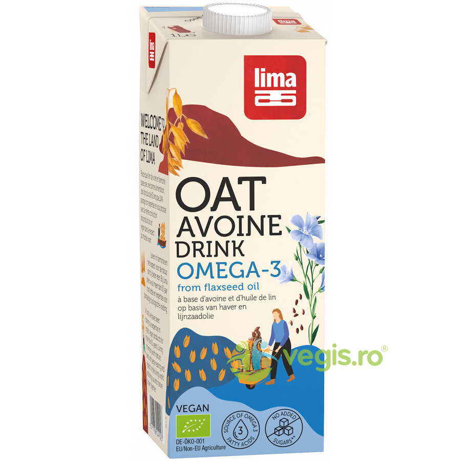 Oferte la Bautura Vegetala de Ovaz cu Omega 3 Ecologic/Bio 1L