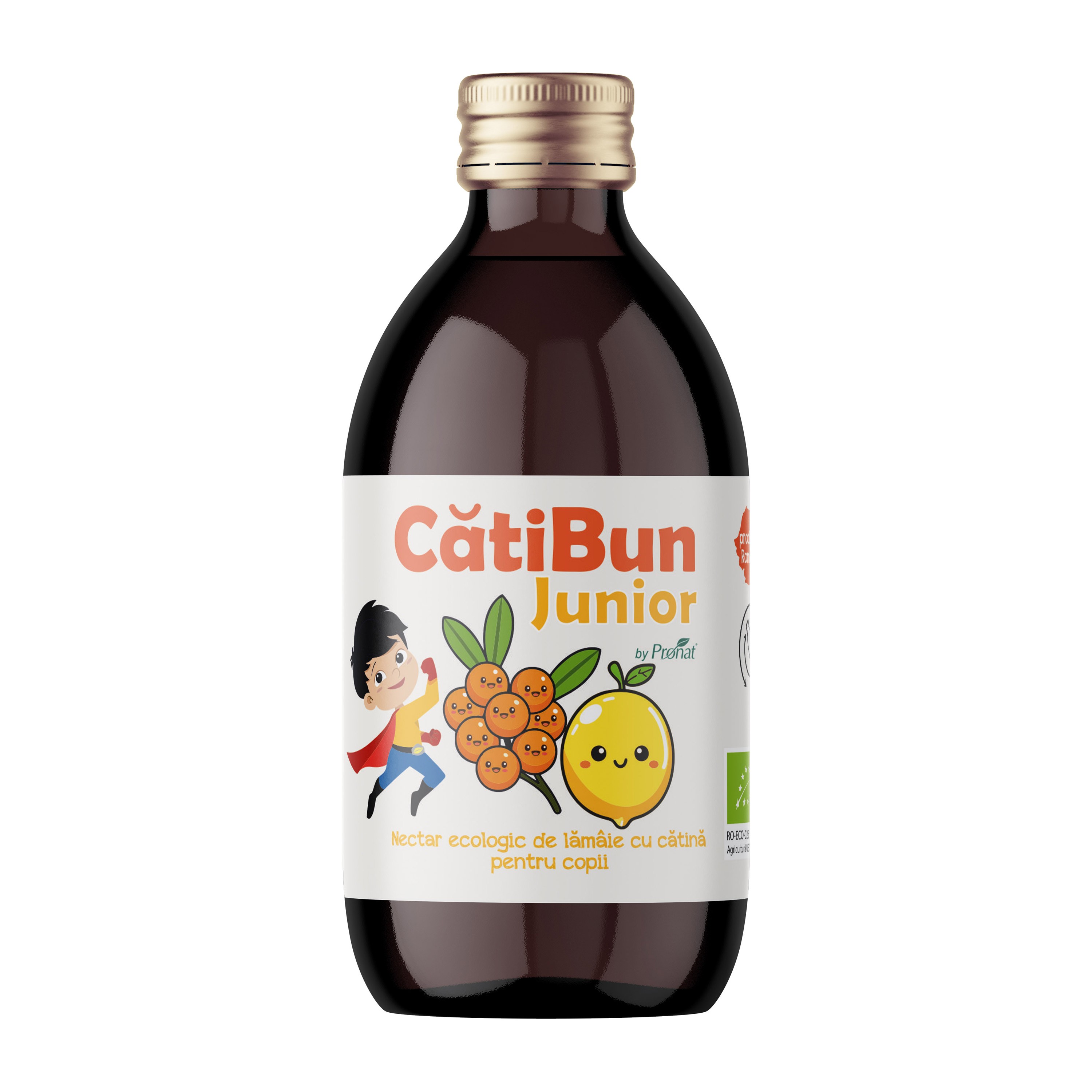 Oferte la Nectar bio de lămâie cu catină, 250ml CătiBun Junior