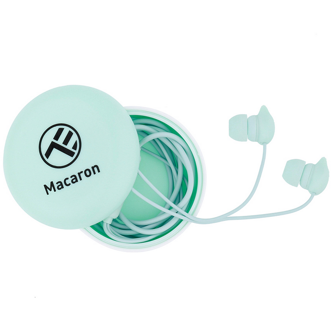 Oferte la Casti Macaron Albastru