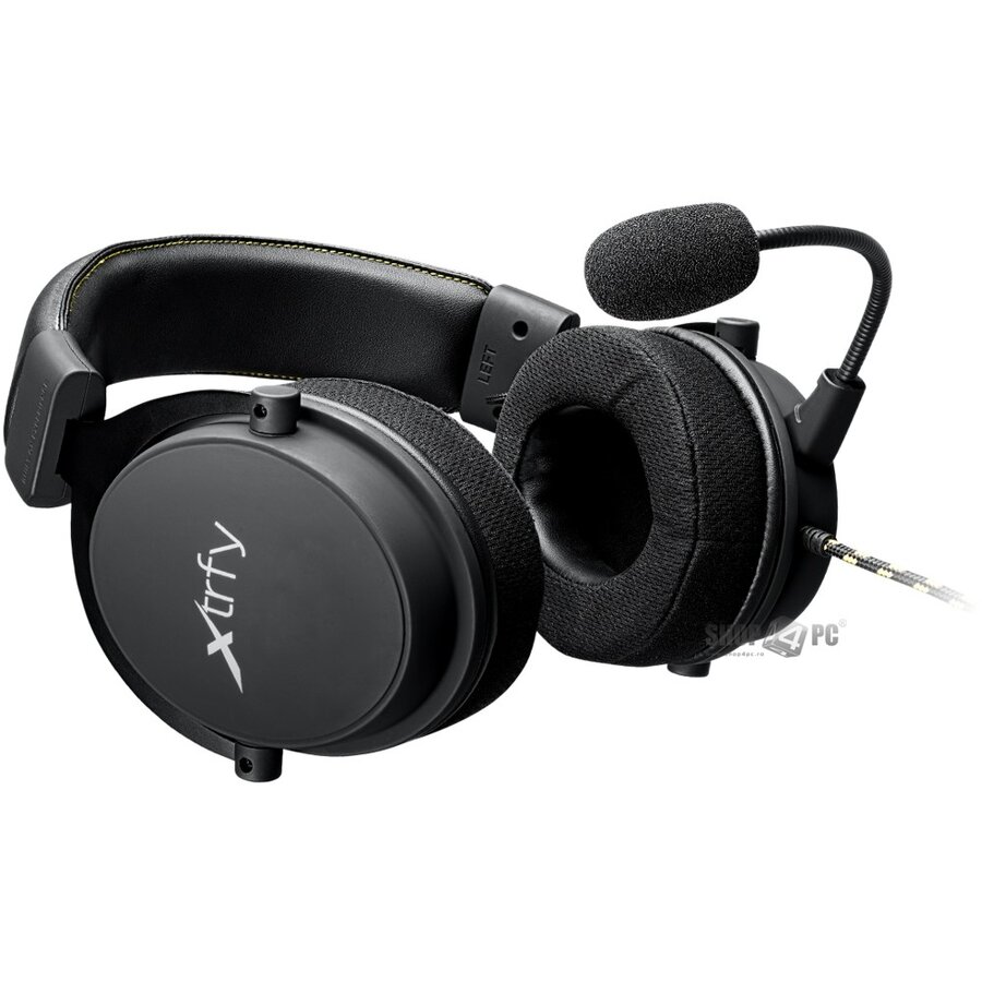 Oferte la Casti Xtrfy H2  Gaming Cu Fir Microfon Negru