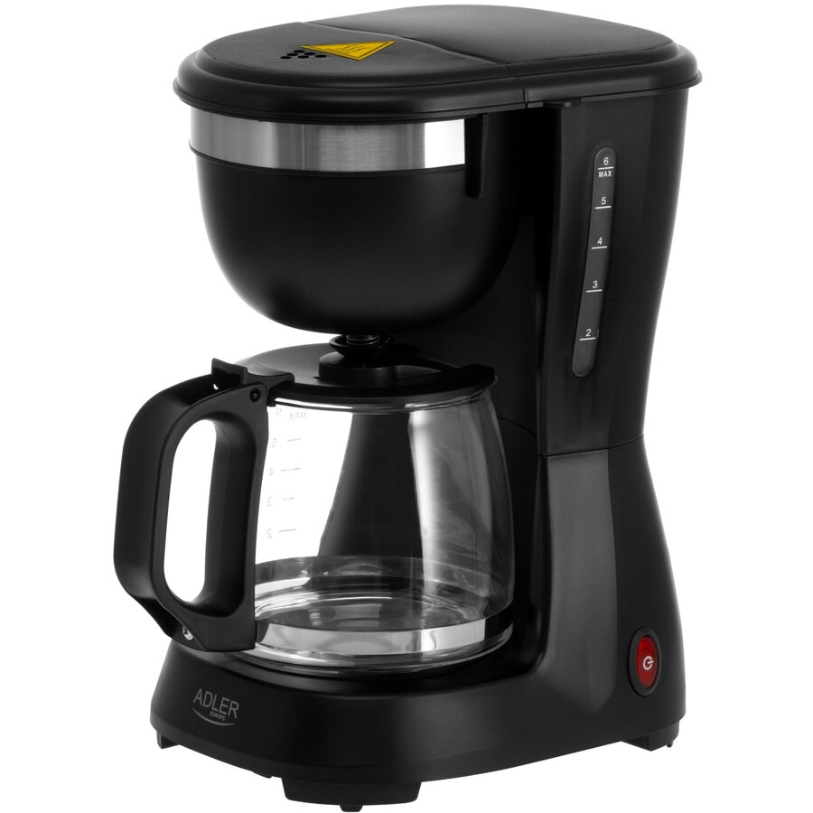 Cafetiera 0.6l 600W Mentinere la Cald 40min Oprire Automata Alb