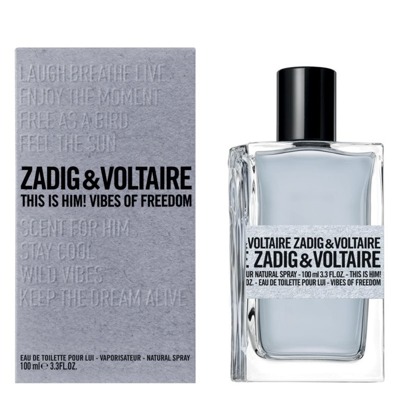 Oferte la Zadig & Voltaire This is Him! Vibes of Freedom, Apa de Toaleta, Barbati (Concentratie: Apa de Toaleta, Gramaj: 100 ml)
