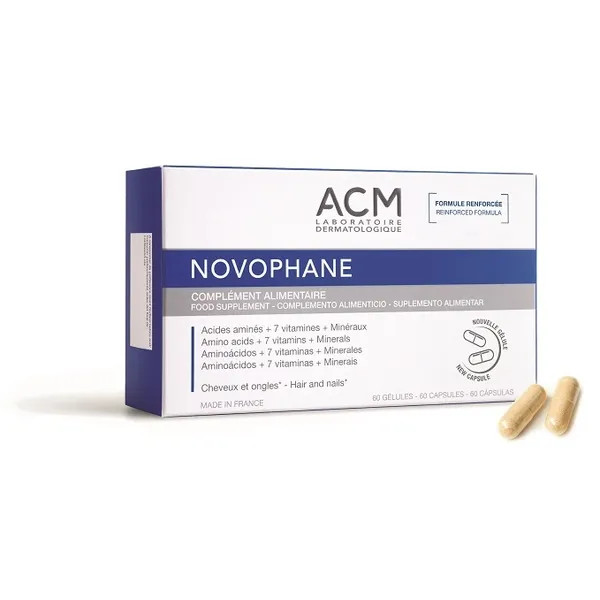 Oferte la Capsule pentru par si unghii Novophane Acm, 60 capsule