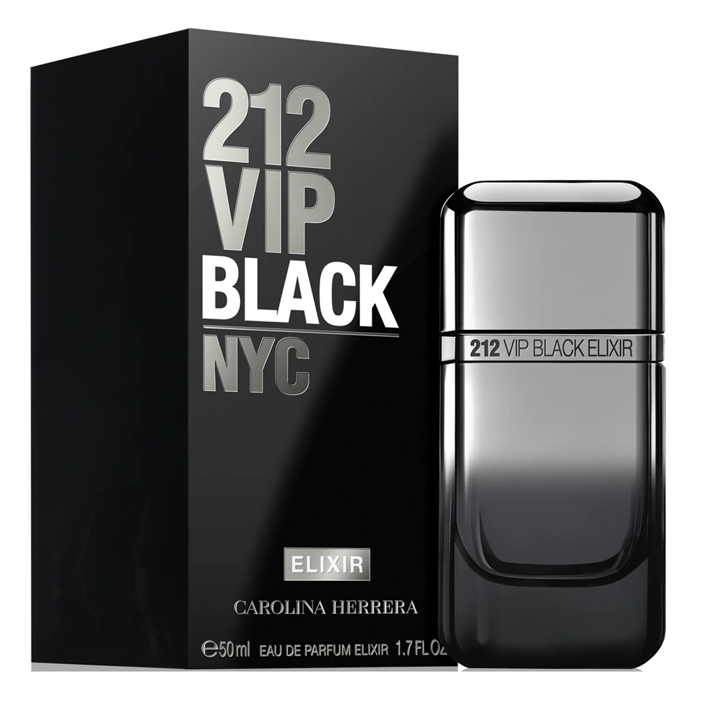 Oferte la Carolina Herrera 212 Vip Black Elixir, Apa de Parfum, Barbati (Gramaj: 50 ml)