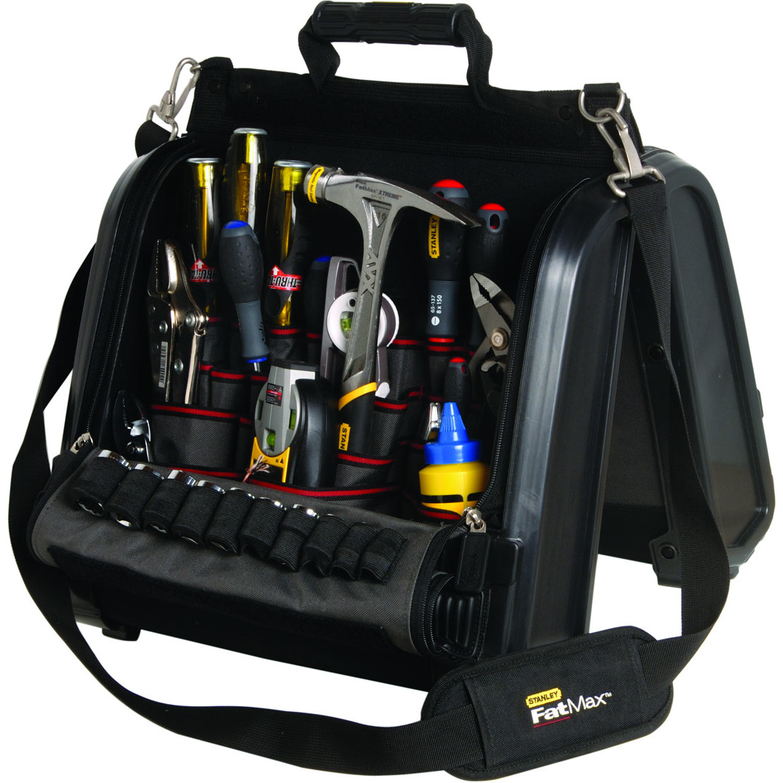 geanta organizator unelte Fat Max, cu 2 compartimente