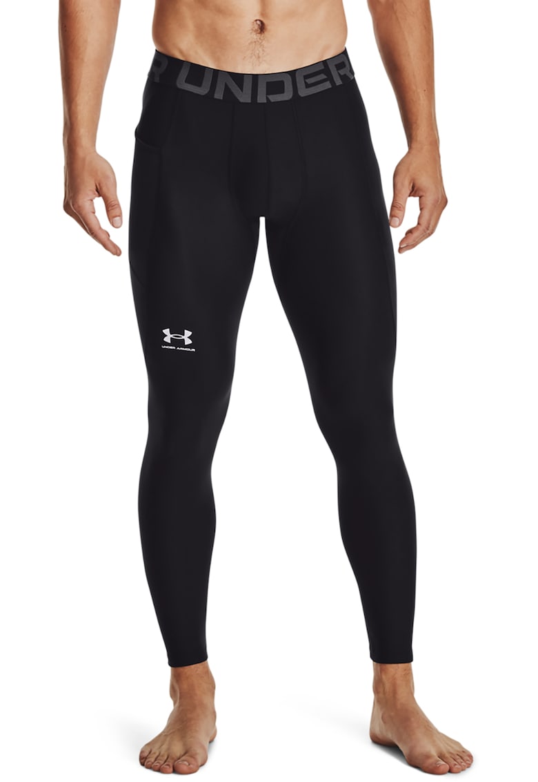 Colanti de compresie pentru antrenament HeatGear® - Alb/Negru