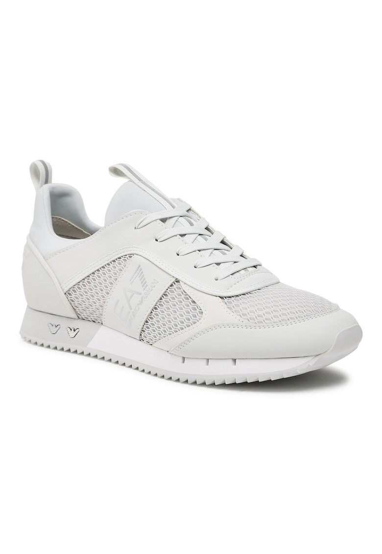 Pantofi barbati - 302482702 - Textil - Gri - Alb