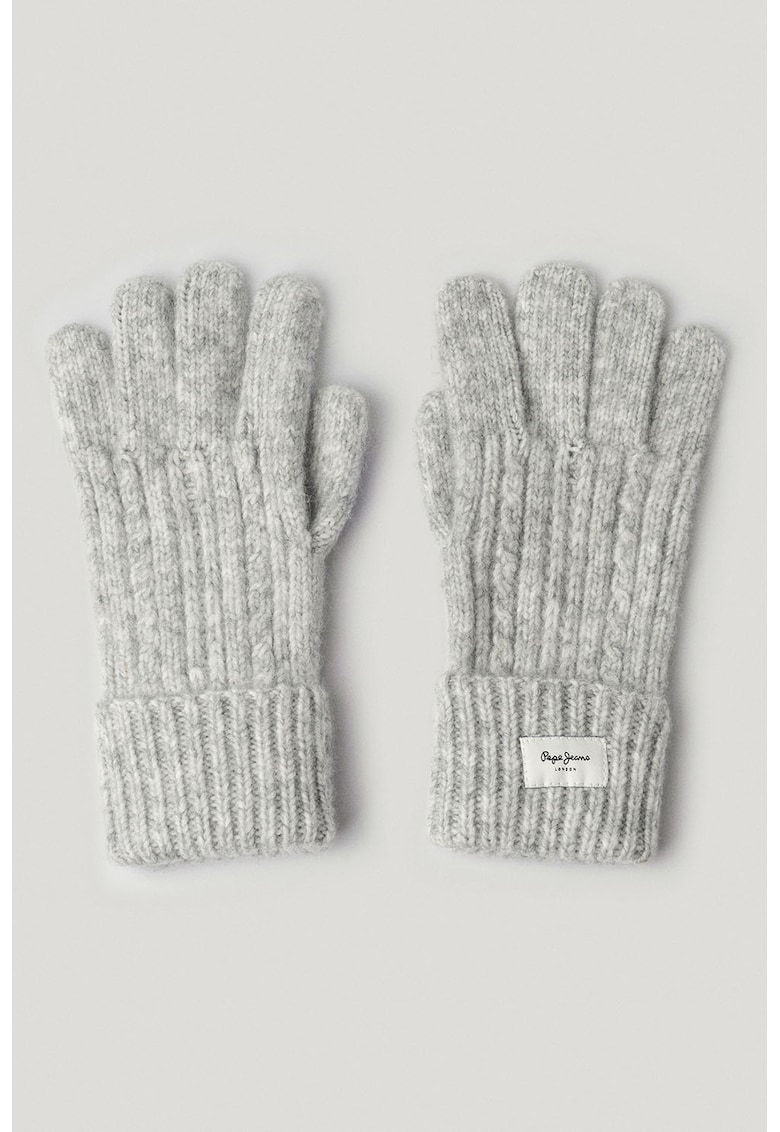 Oferte la Manusi tricotate - Gri melange
