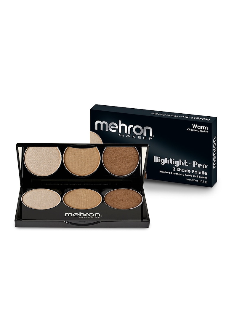 Oferte la Paleta iluminatoare pentru fata si corp  Highlight-Pro 3 Shade Palette Warm - 10.5g