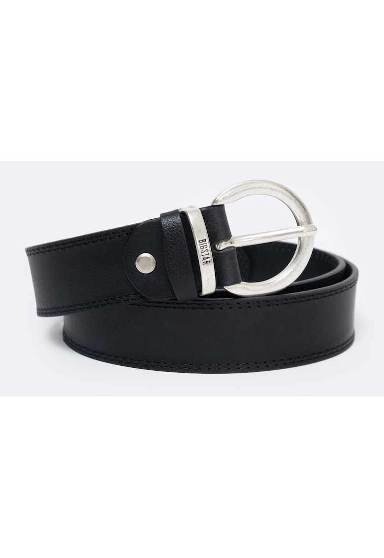 Oferte la Curea dama  2118 - piele naturala - neagra - ajustabila - Negru