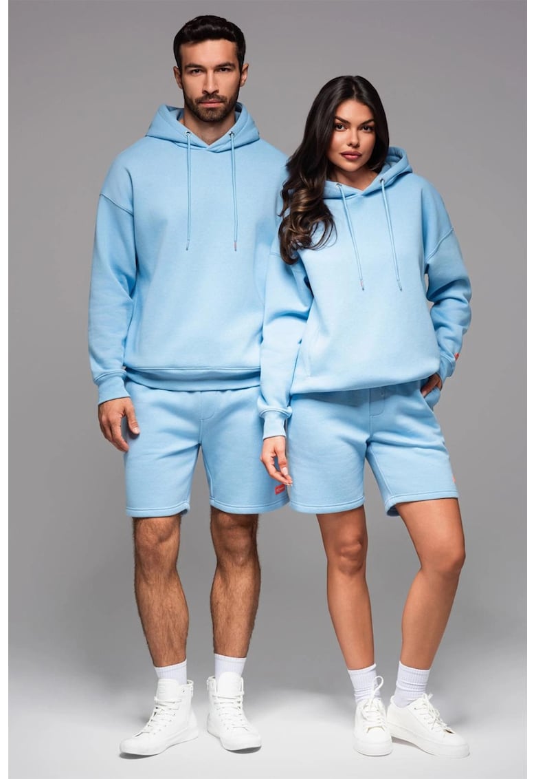 Pantaloni de trening scurti unisex - Albastru deschis