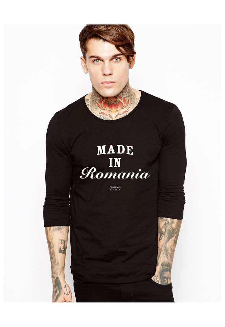 Oferte la Bluza - barbati - Made in Romania1 - Negru