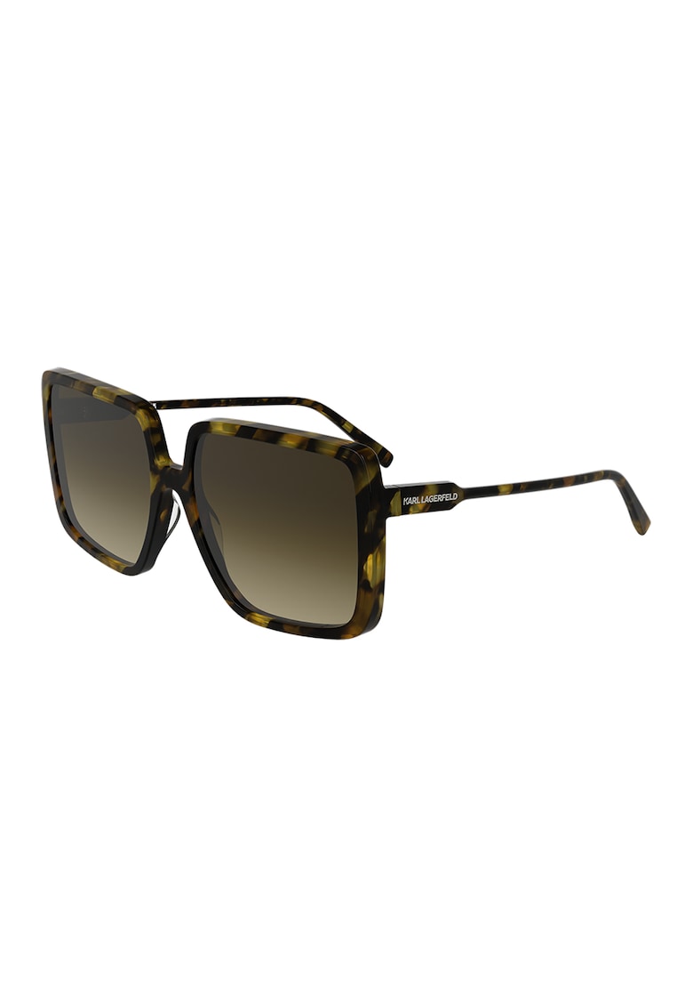 Oferte la Ochelari de soare patrati cu lentile in degrade - Negru stins