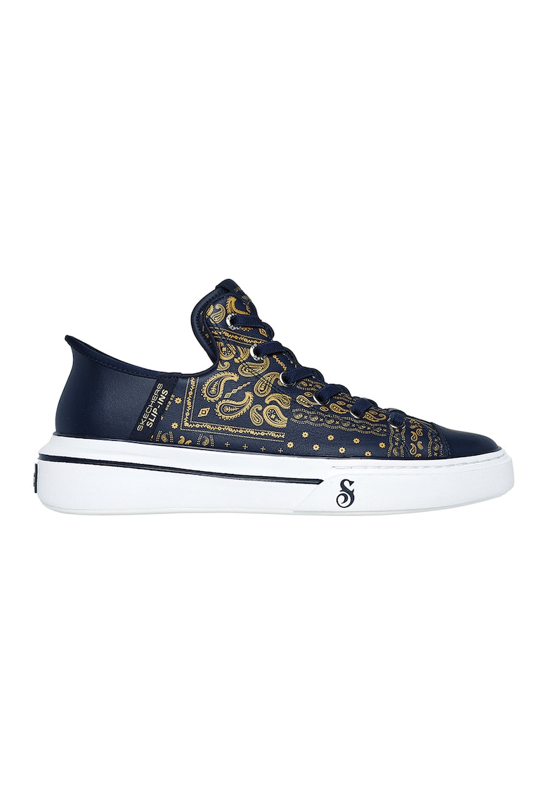 Tenisi de piele Slip-Ins Snoop One-Double G - Bleumarin