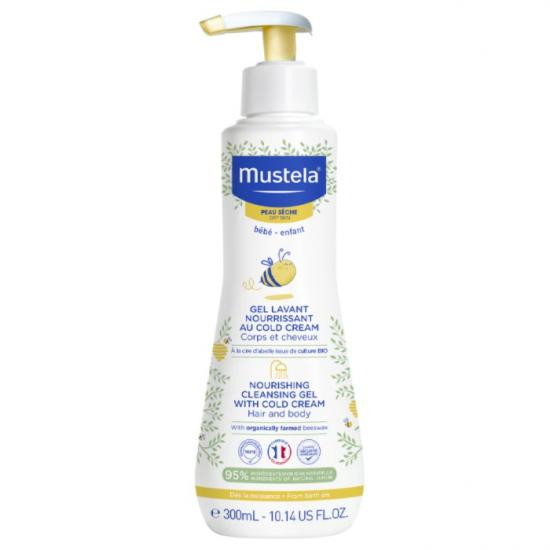 Oferte la Gel de curatare hranitor cu Cold Cream, 300 ml, Mustela (Gramaj: 300 ml, Concentratie: Gel de curatare)