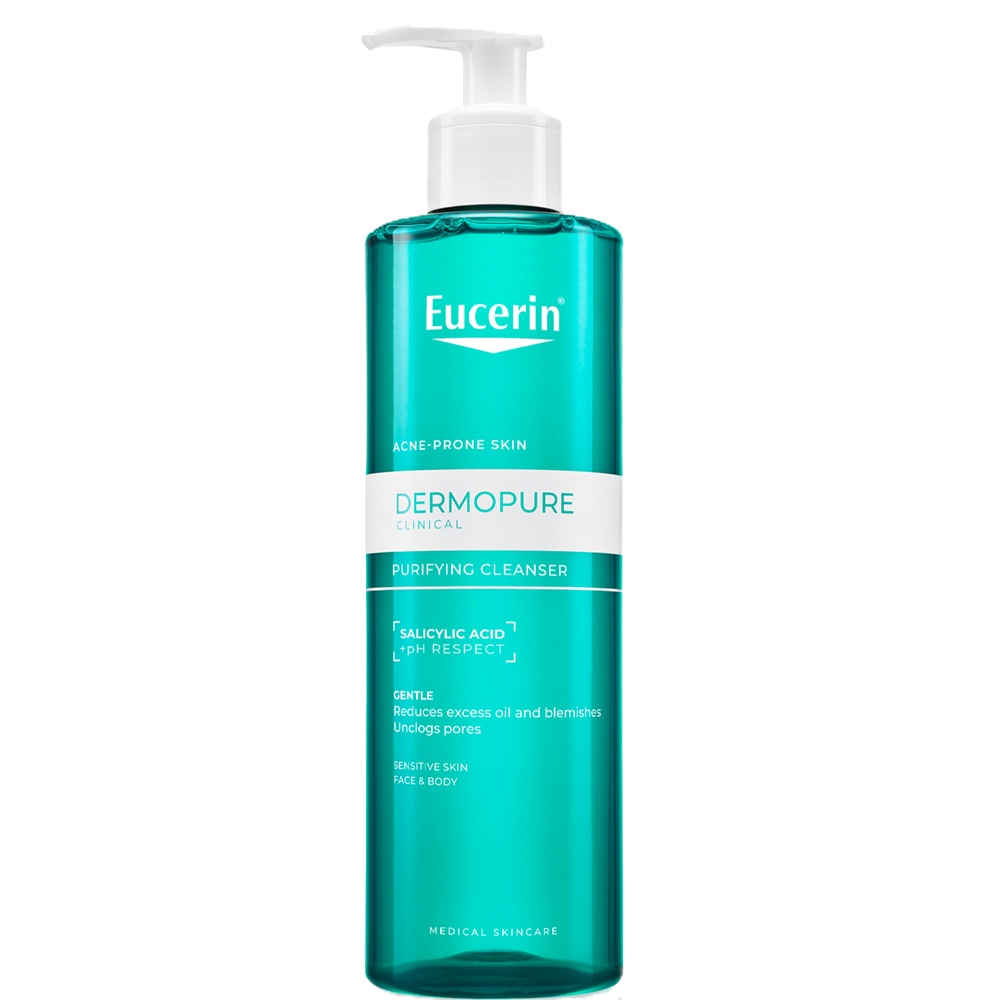 Oferte la Gel de curatare purifiant cu acid salicilic Dermo Pure, Eucerin (Gramaj: 200 ml)