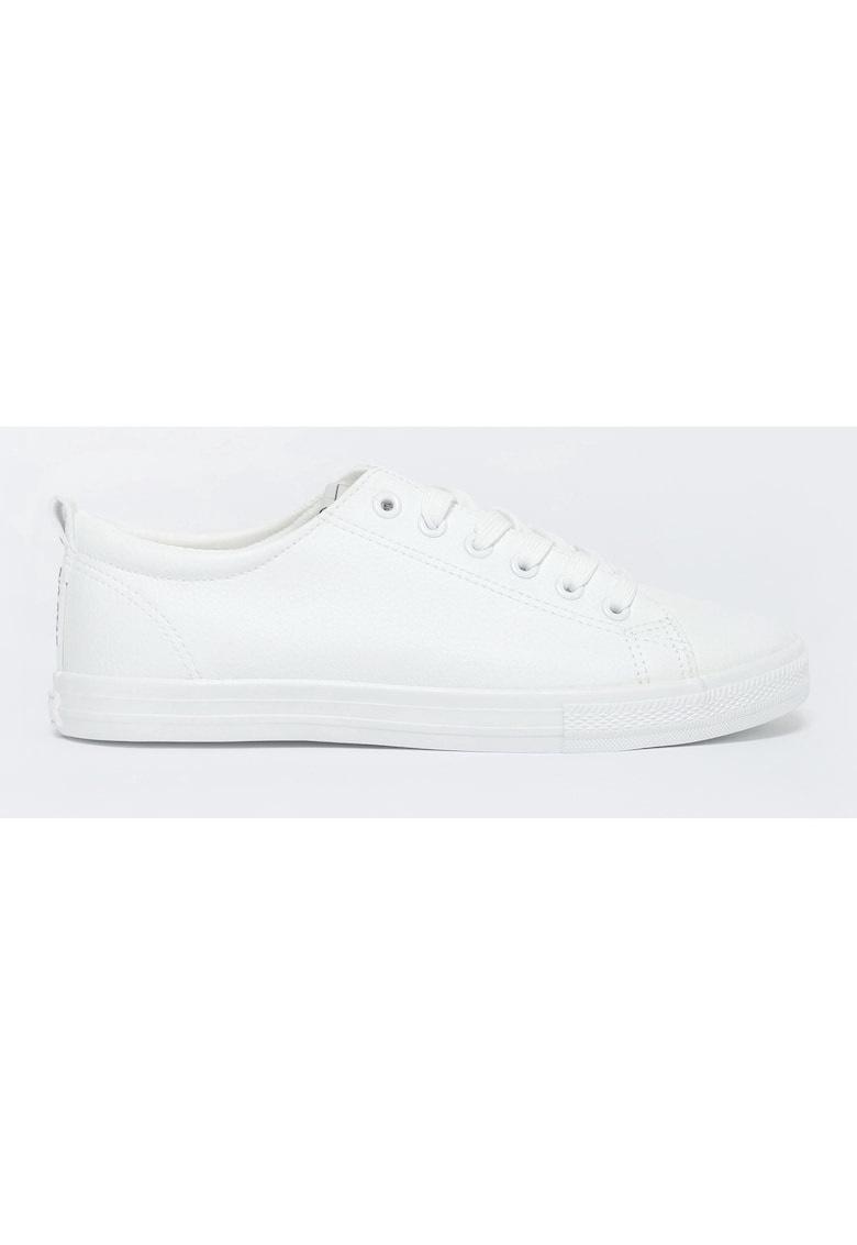 Pantofi sport din piele ecologica - Alb