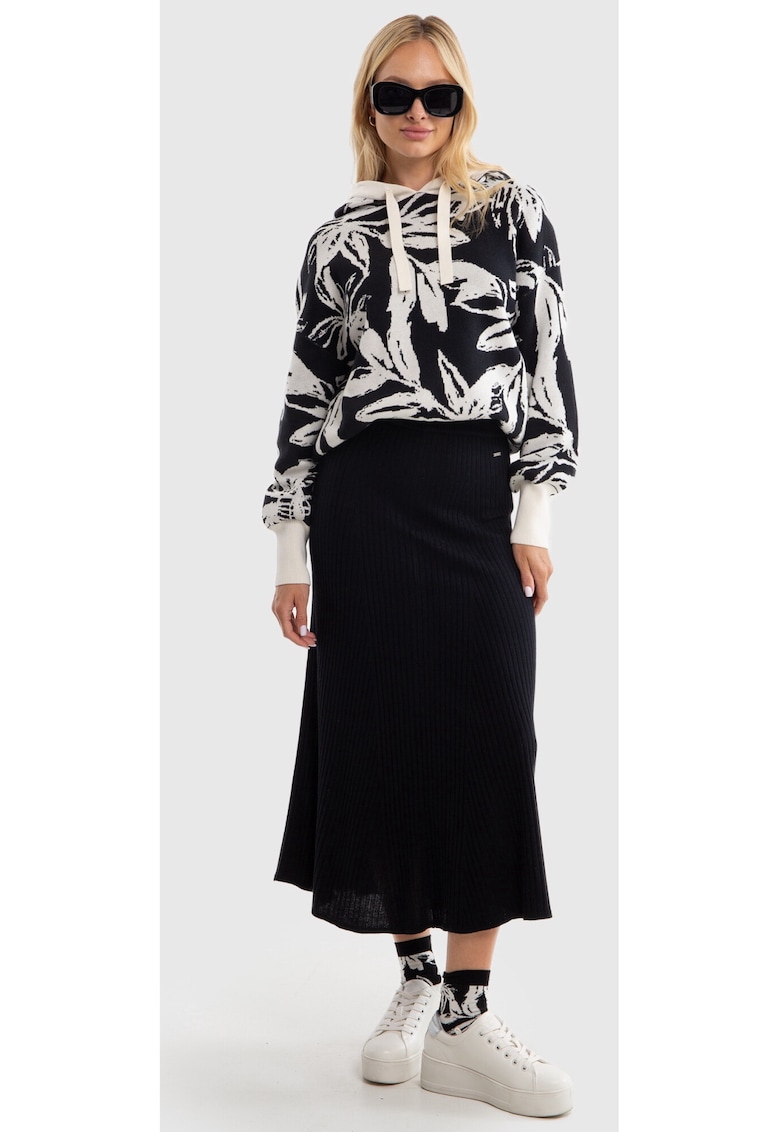 Fusta midi evazata Zizalia 906