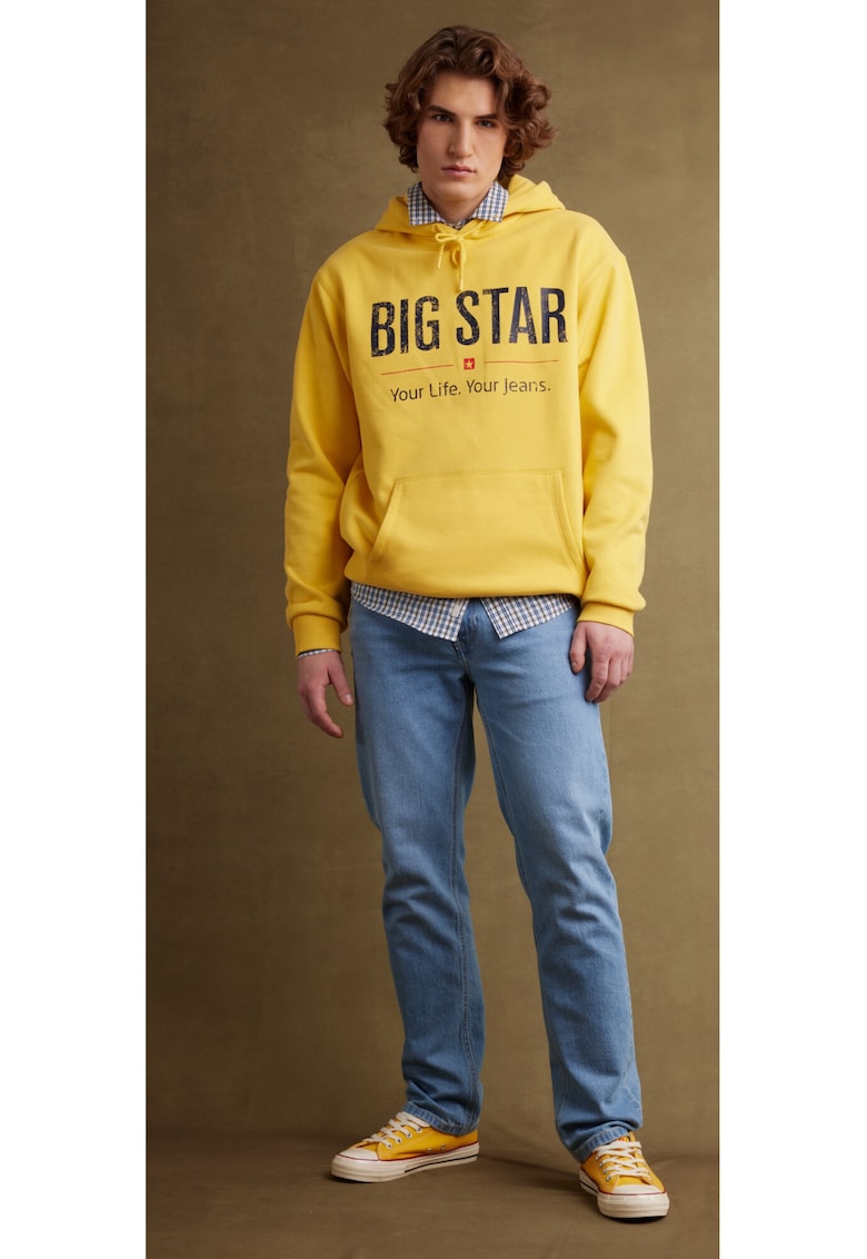 Hanorac cu imprimeu logo Ashlyno