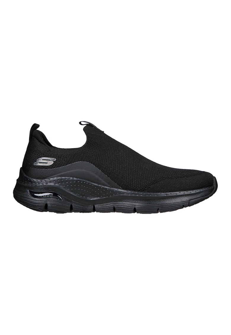 Pantofi sport slip-on cu logo Arch Fit - Negru