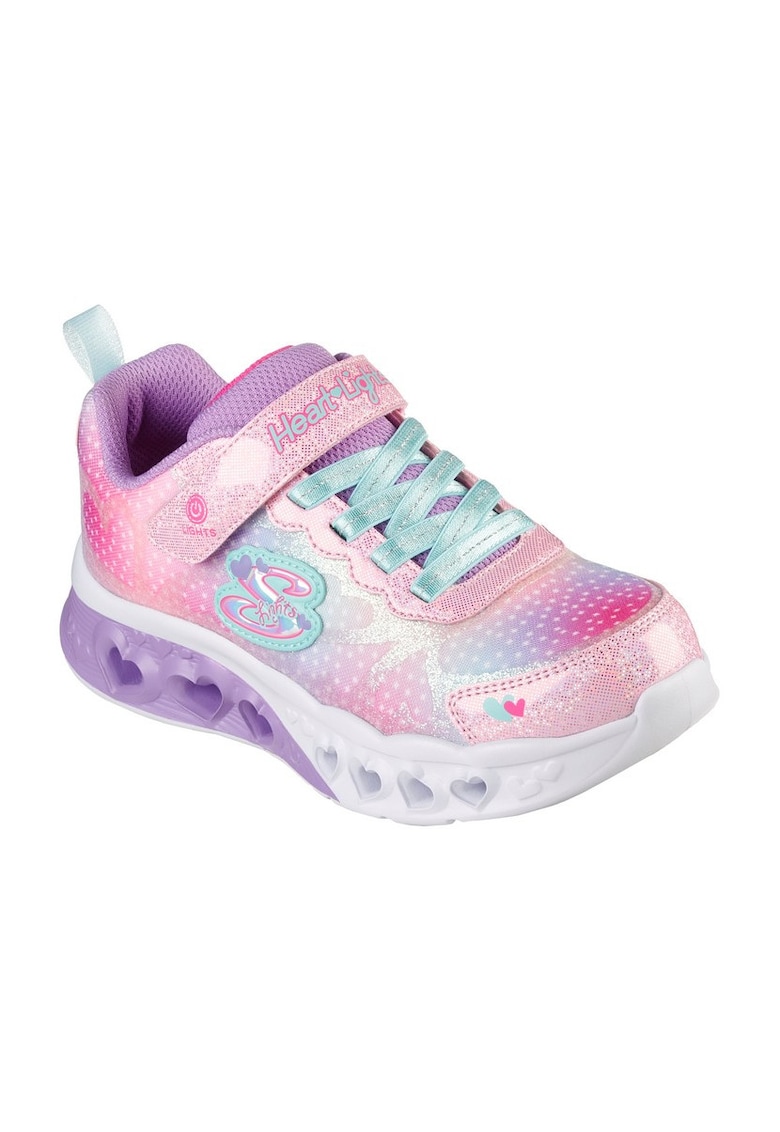 Pantofi copii cu sistem de lumini Flutter Heart Lights Simply Love - Roz